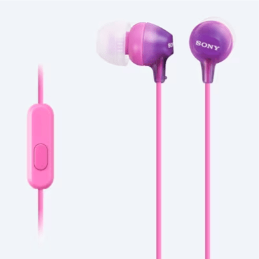 SONY MDR-EX15AP in the Ear Wired Headset (Violet)