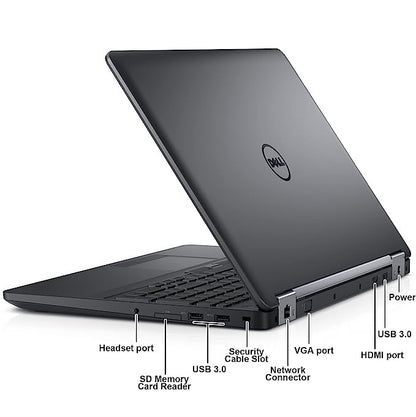 Dell Latitude E5570 Core i5 6th Gen 8GB RAM 256GB SSD 39.6cm (15.6-Inches) , (Refurbished)