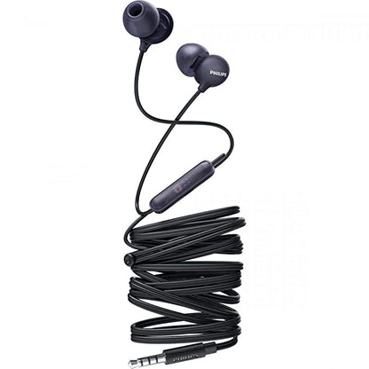 Philips Audio SHE2405BK/00 in Ear Earphone with Mic (Black)
