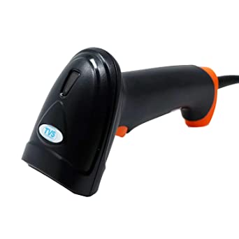 TVS ELECTRONICS â€ŽBS-L100 Plus Barcode Scanner 1D High-Speed Scan (Black)