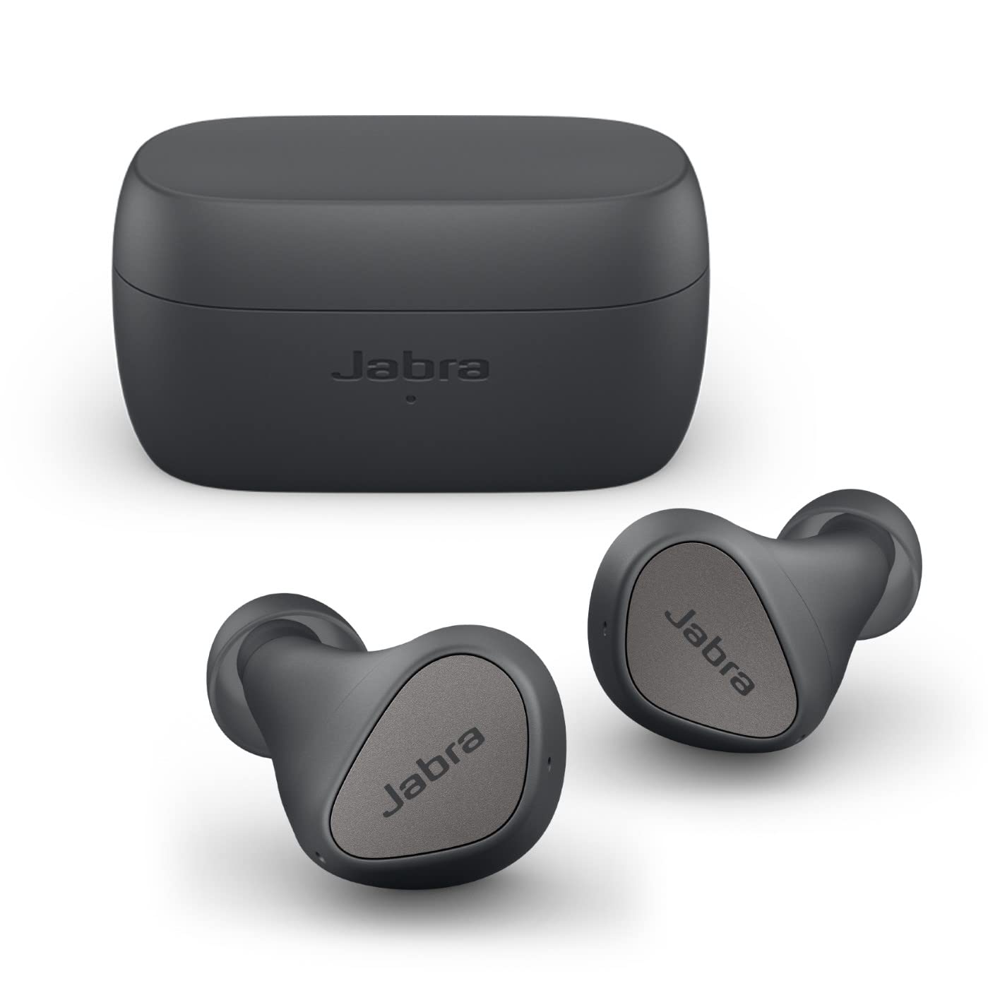 Jabra Elite 3 True Wireless Earbuds - Noise Isolating, 4 Mics, 28H Battery, Fast Charging, Rich Bass (Dark Grey)