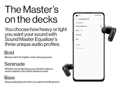 OnePlus Nord Buds E505A True Wireless in Ear Earbuds with Mic, 12.4mm Titanium Drivers, Playback:Up to 30hr