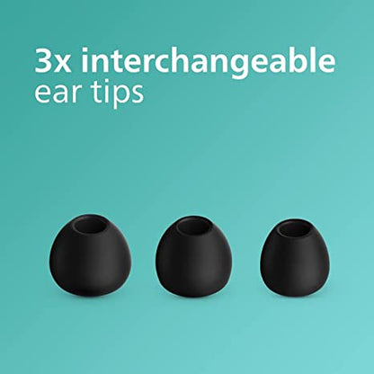 PHILIPS TAE1136 Wired in Ear Earphones with Built in Mic (Black)