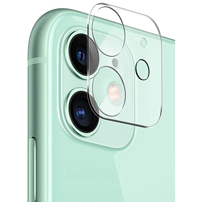 Champion Back Camera Lens Protector Compatible for iPhone 11 with Slim 9H Hard 2.5D and Easy Installation kit (Transparent)