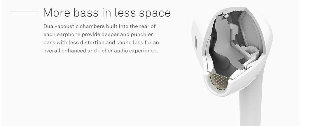 Letv LePDH401IN Type C Plug Gold Half-in-Ear Wired Earphone (White)