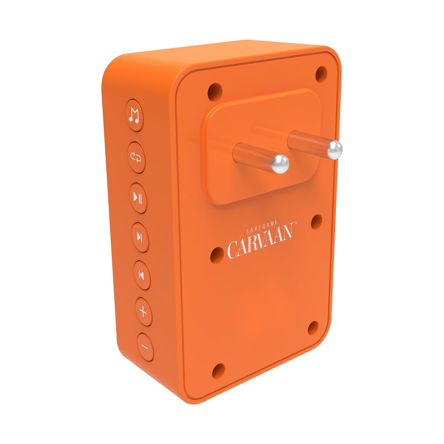 Carvaan Saregama Bhakti Plug Play Devotional Music Player - Pre-Loaded with 25 Mantras and Chalisa | Bluetooth Connectivity (Devotional Orange)