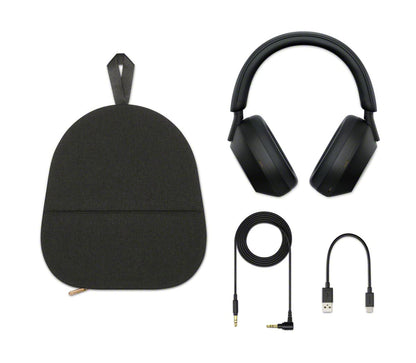 Sony WH-1000XM5 Wireless The Best Active Noise Cancelling Headphones, 8 Mics for Clear Calling, Battery- 40Hrs(w/o NC), 30Hrs(with NC), 3Hrs Playback, Multi Point Connectivity -Black