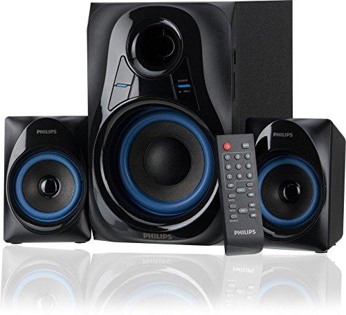 Philips Audio Dhoom MMS2580B/94 2500 watts USB, Auxiliary, Bluetooth Computer Home Theater System (Blue)