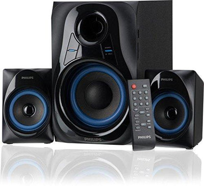 Philips Audio Dhoom MMS2580B/94 2500 watts USB, Auxiliary, Bluetooth Computer Home Theater System (Blue)