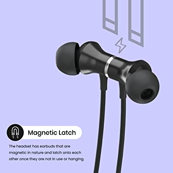 Portronics Harmonics X1 in-Ear Wireless Bluetooth 5.0 Sports Headset with Powerful Audio Output, 15 Hrs Playtime, with Mic