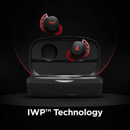 boAt Airdopes 441 Pro - Batman Edition TWS Earbuds,150hr Playback, Signature Sound, IPX7, BT 5.0 (Crusader Knight Black)