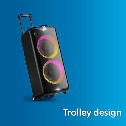 Philips TAX5206 Bluetooth Party Speaker, 160W, Black