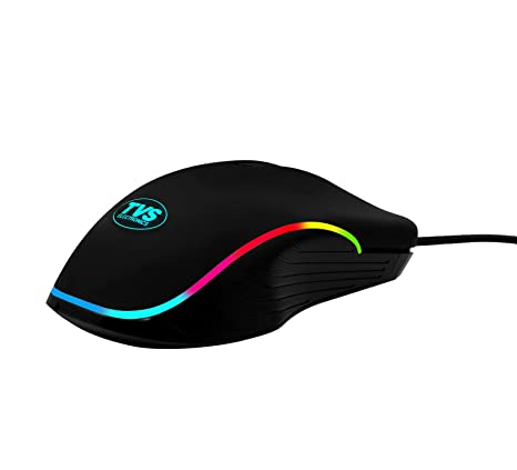 TVS ELECTRONICS Champ Pixl Wired Gaming Mouse with Running RGB LEDs (Black)