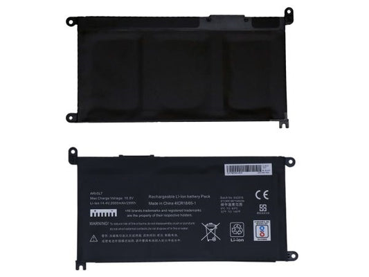 Lappy Power Laptop Battery For DELL YRDD6-3S1P, 14.4V 4 Cells 3600mAh Compatible