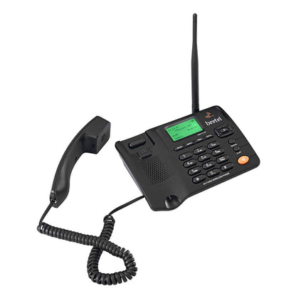 Beetel F3-4G Fixed Wireless Phone with Hotspot, 4G VoLTE Support, LED Backlight, 2-Way Digital Speaker, and Multi-Band Connectivity (Black)