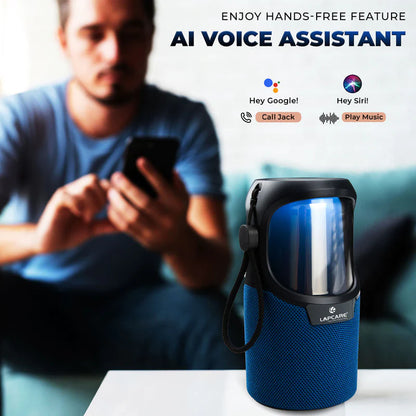 LAPCARE Go beat LBS-400 RGB Lamp Light Portable 10W Bluetooth Speakers