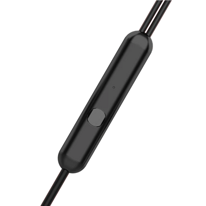 boAt BassHeads 162 with HD Sound, in-line mic, Dual Tone Secure Braided Cable & 3.5mm Angled Jack Wired Earphones (Black)