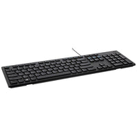 Dell KB216 Multimedia Wired Keyboard with USB Interface, Plunger Keys Technology and Chiclet Key Style, Hot Key-Volume, Mute, Play/Pause, Backward, Forward