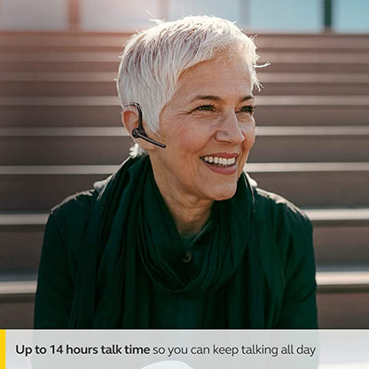 Jabra Talk 65 Mono Bluetooth Headset - Premium Wireless Single Ear Headset