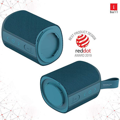 iBall Musi Twin 15 Watt Truly Wireless Bluetooth Speaker Teal