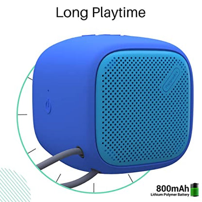 Portronics Bounce POR-952 Portable Bluetooth Speaker with FM (Blue)