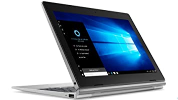 Lenovo IdeaPad D330 Intel Celeron N4020 4GB RAM 128GB SSD, 10.1" (25cm) HD IPS Detachable 2-in-1 Laptop (Mineral Grey)
