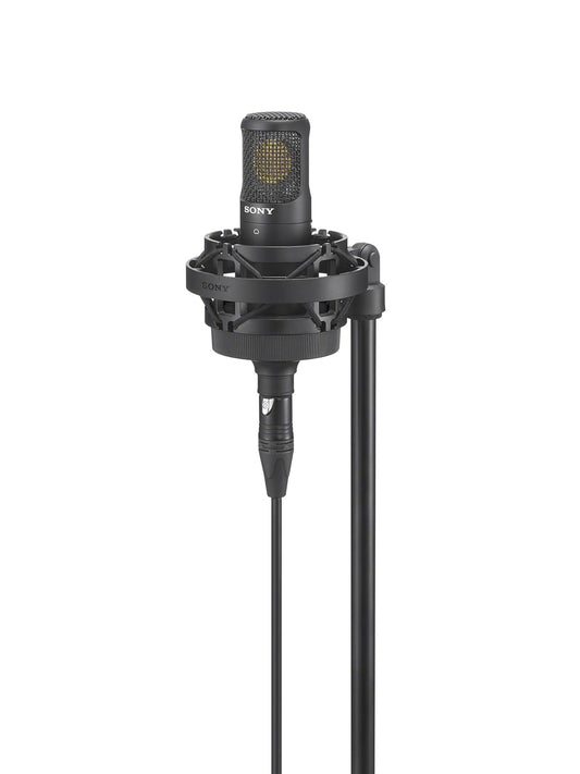 Sony C-80 Unidirectional Condenser Microphone for Home Studio Recording - Ideal for Vocals, Spoken Word, Guitar, Piano