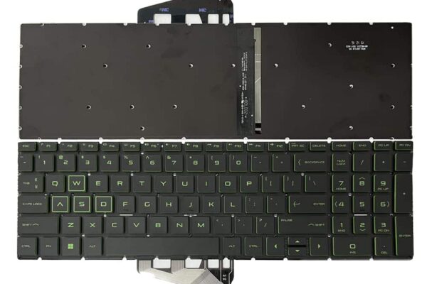 Laptop Keyboard For HP Pavilion Gaming 15-EC, 15-DK Backlight With Green Keys