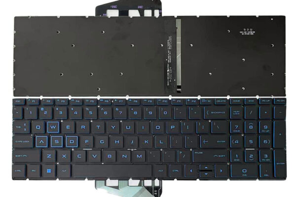 Laptop Keyboard For HP Pavilion Gaming 15-EC, 15-DK Backlight With Blue Keys
