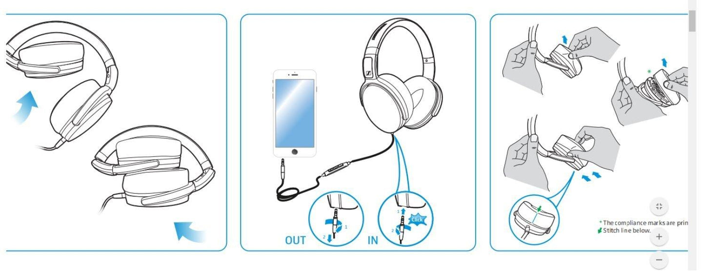 Sennheiser HD 4.30i Around-Ear Headphones (Black)