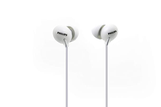 Philips SHE2405WT/00 Upbeat Wired in Ear Earphone with Mic (White)