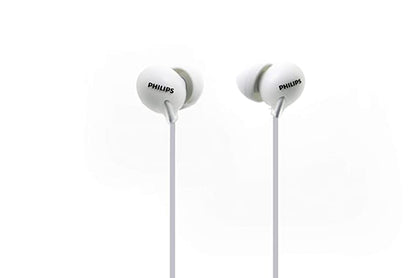 Philips SHE2405WT/00 Upbeat Wired in Ear Earphone with Mic (White)