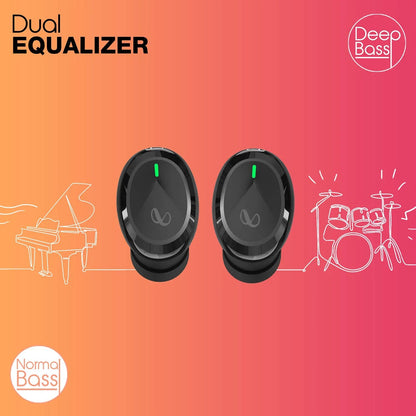 JBL Infinity Swing 350 Bluetooth Truly Wireless in Earbuds (Black)