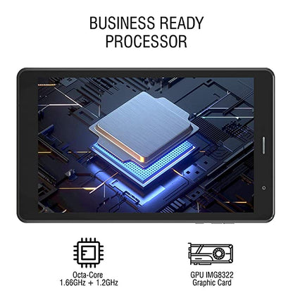 iBall iTAB BizniZ Mini Tablet 20.32 cm (8 inch), 32GB, Wi-Fi + 4G LTE + Voice Calling (Coal Black)