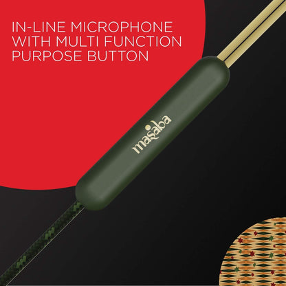 boat Masaba Bassheads 172 in Ear Wired Headset (Aztec Fusion)