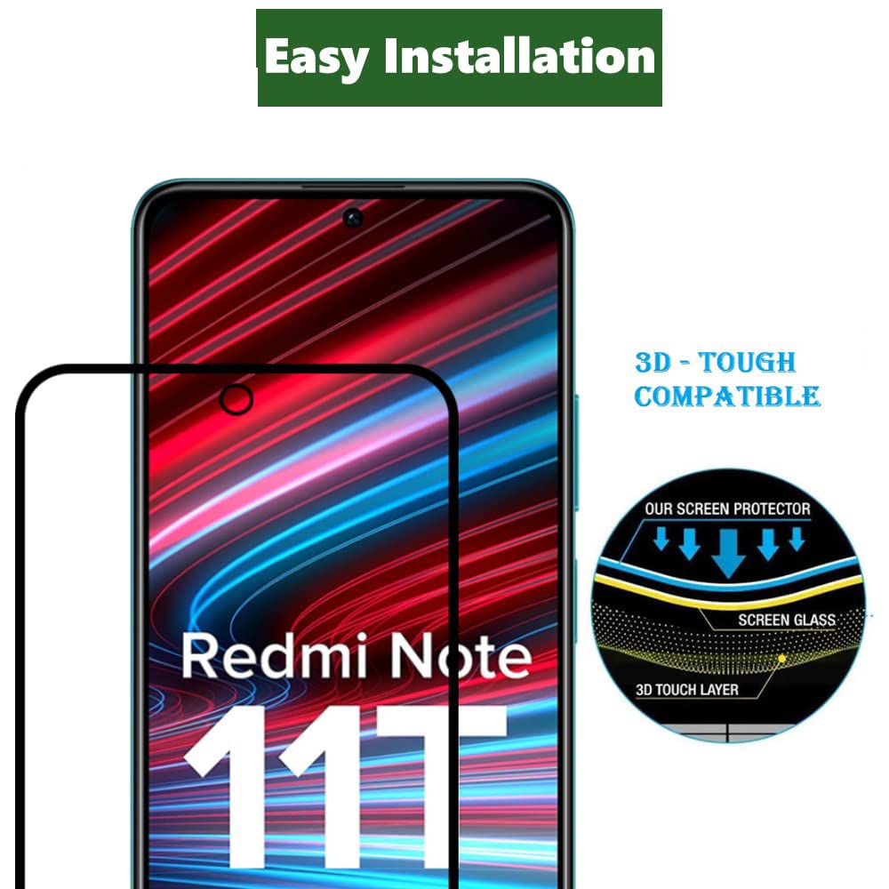 Champion Edge to Egge Screen Gaurd for Redmi Note 11T 5G