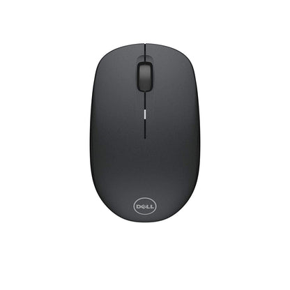 Dell WM126 Wireless Mouse, 1000DPI, 2.4 Ghz with USB Nano Receiver, Optical Tracking, 12-Months Battery Life, Plug and Play, Ambidextrous, Connect Up To 6 Compatible Devices With One Receiver - Black