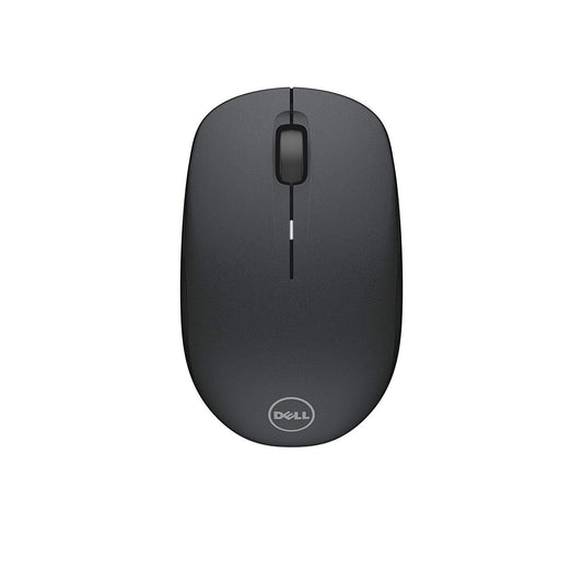 Dell WM126 Wireless Mouse, 1000DPI, 2.4 Ghz with USB Nano Receiver, Optical Tracking, 12-Months Battery Life, Plug and Play, Ambidextrous, Connect Up To 6 Compatible Devices With One Receiver - Black