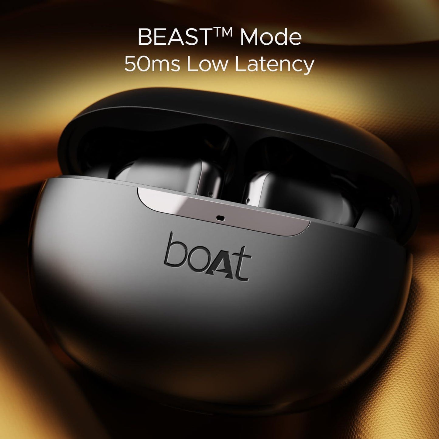 boAt Airdopes 141 ANC TWS Earbuds - 32 DB Active Noise Cancellation, 42 Hours Playback, 50ms Low Latency Beast Mode - Gunmetal Black