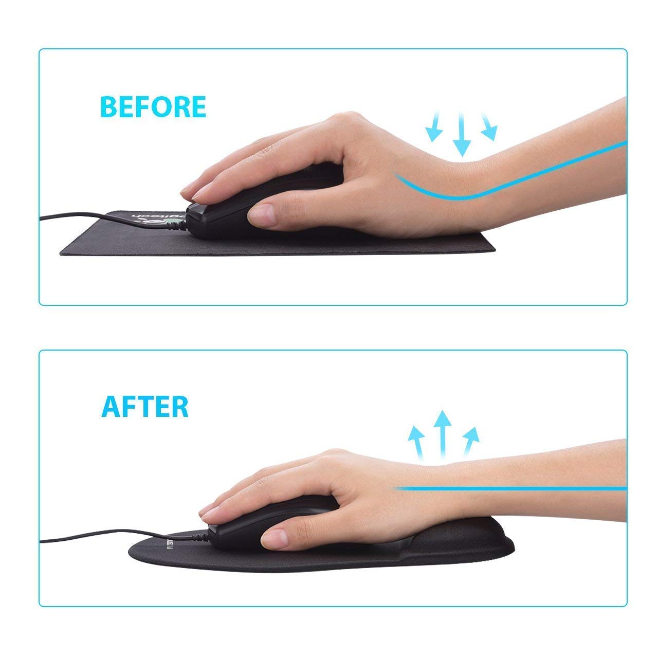 Mousepad Original Comfort Mousepad with Gel Wrist Support