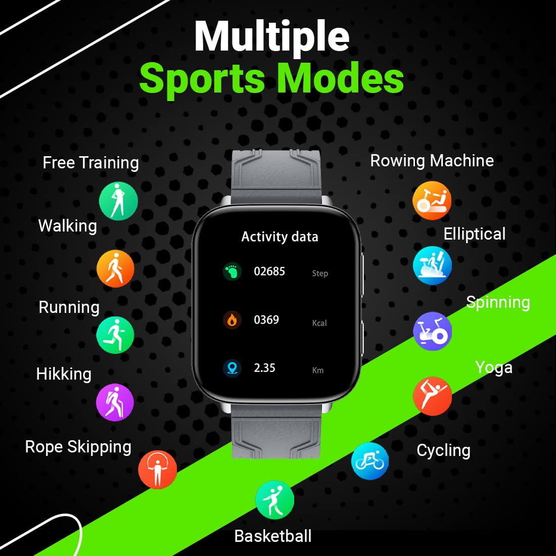 Fire-Boltt Max 1.78  AMOLED Always ON Display (Grey)