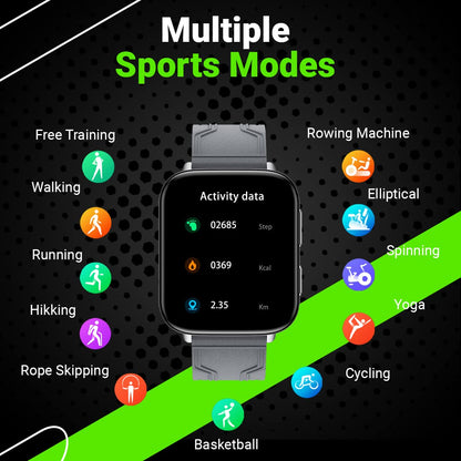 Fire-Boltt Max 1.78  AMOLED Always ON Display (Grey)