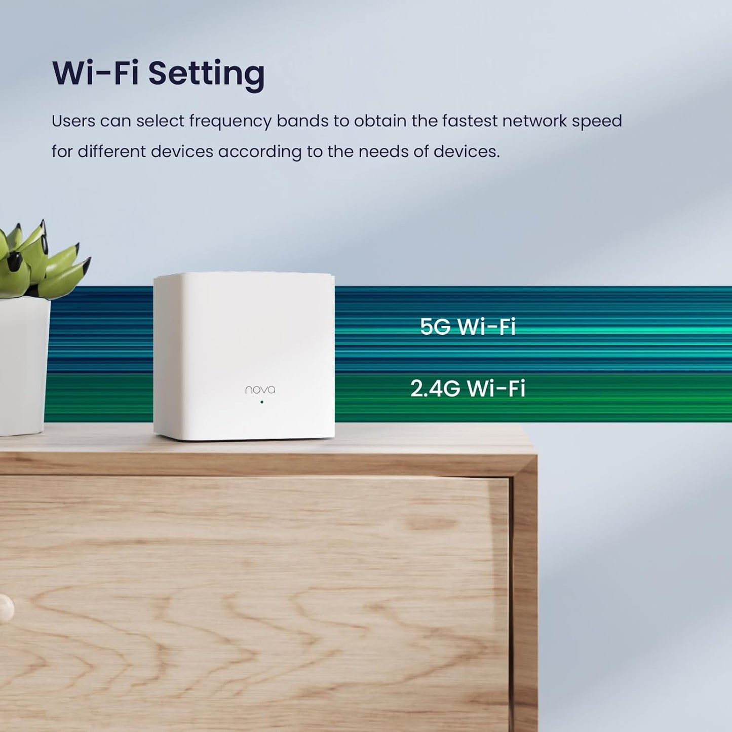 Tenda MW3 Whole Home Mesh WiFi System ,AC1200 Dual-Band, 3500 sq.ft Coverage, App Control for Seamless Home Internet (White, Set of 3)