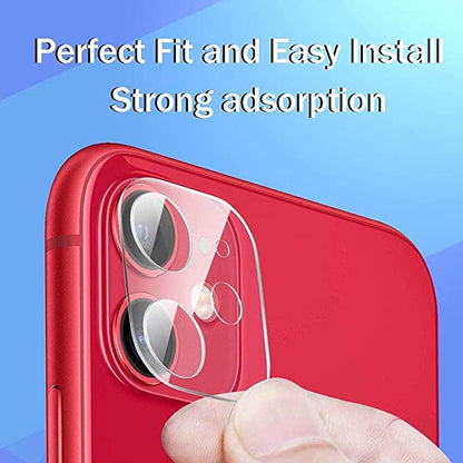 Champion Back Camera Lens Protector Compatible for iPhone 11 with Slim 9H Hard 2.5D and Easy Installation kit (Transparent)