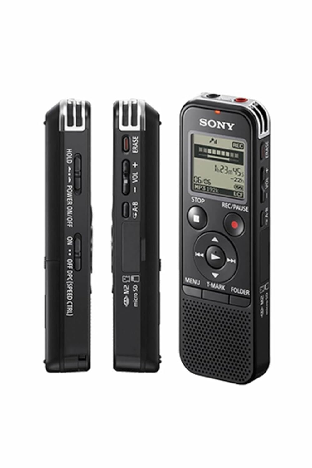 Sony ICD-PX470 4GB Digital Voice Recorder -Black