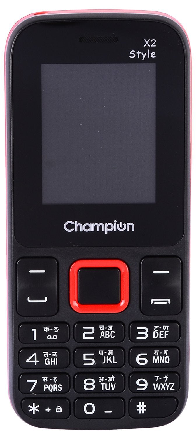 Champion X2 STYLE (Dual Sim,Red)