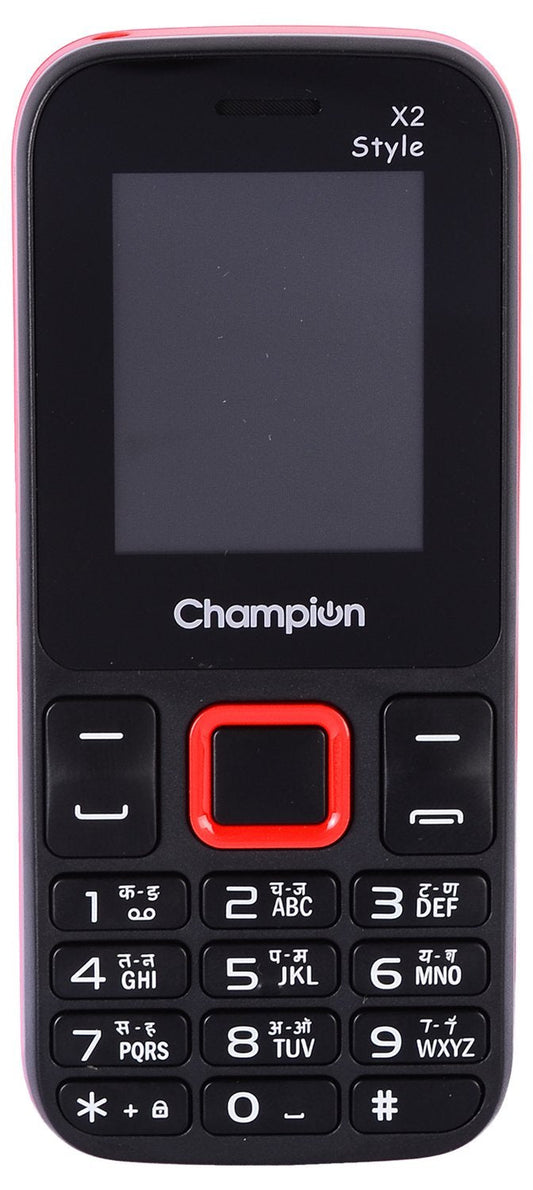 Champion X2 STYLE (Dual Sim,Red)