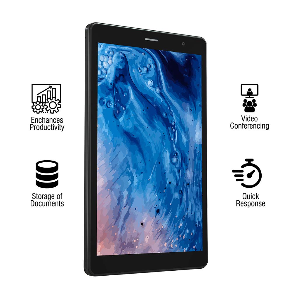 iBall iTAB BizniZ Mini Tablet 20.32 cm (8 inch), 32GB, Wi-Fi + 4G LTE + Voice Calling (Coal Black)
