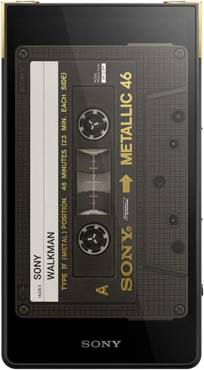 Sony NW-ZX707 Walkman 64GB Hi-Res Portable Digital Music Player with Android, Large 5.0" (diag) Touchscreen Display, up to 24 Hour Battery, Wi-Fi & Bluetooth and USB Type-C  Black NW-ZX707/B