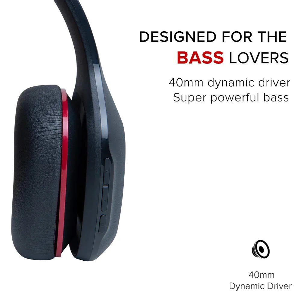 Mi Super Bass Bluetooth Wireless On Ear Headphones with Mic